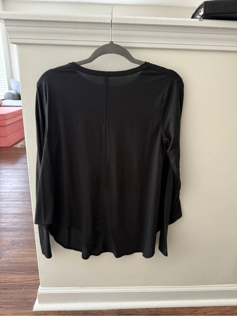 Lululemon Black Long Sleeve Athletic Lifted Relaxed Shirt Size Small 4 Medium